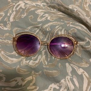 Purple sunglasses